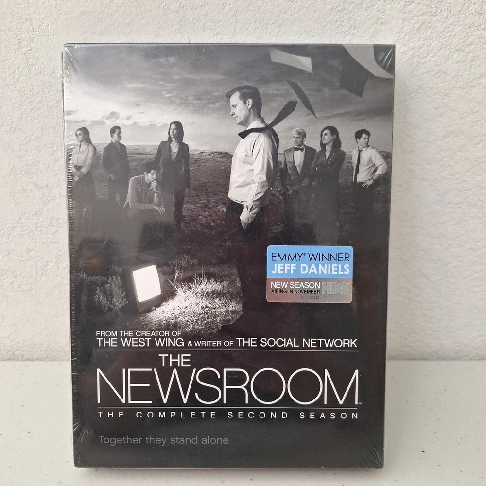 The Newsroom: The Complete Second Season (DVD, 2014, 3 Disc Set) New Sealed